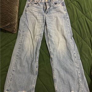 American Eagle Outfitters Light Blue Flare Jeans